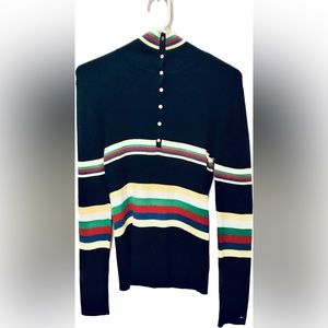 Deadstock Tommy Hilfiger Ribbed Striped Sweater Vintage NWT!